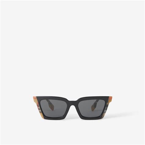 Code Square Sunglasses in Black/archive beige 